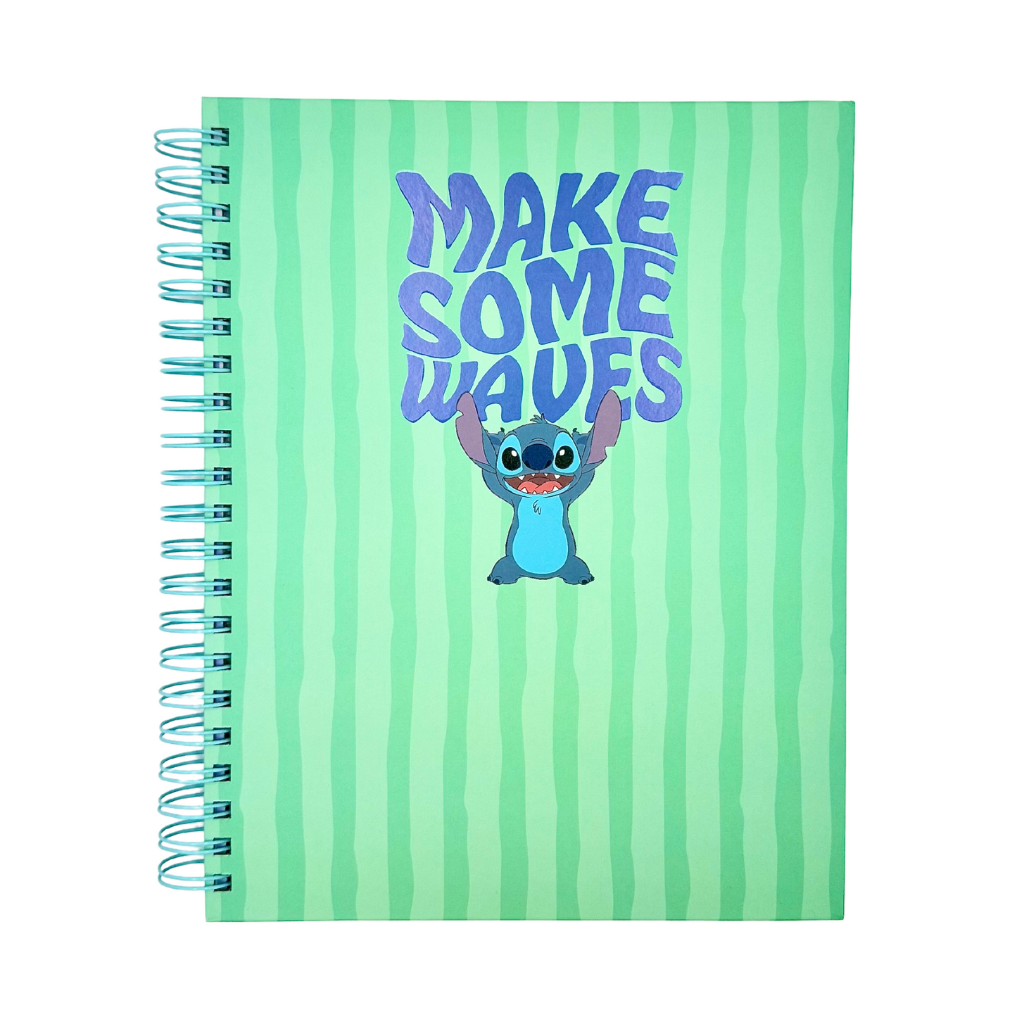 Cuaderno A4 Stitch (verde agua)