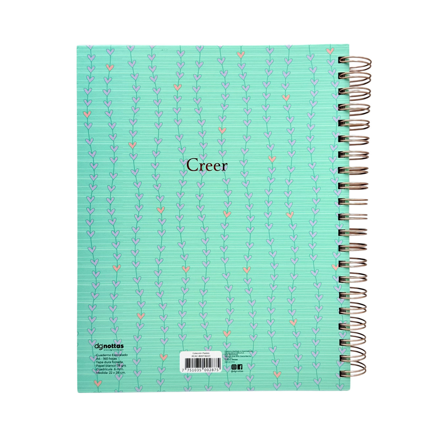 Cuaderno A4 Pastel (Believe)