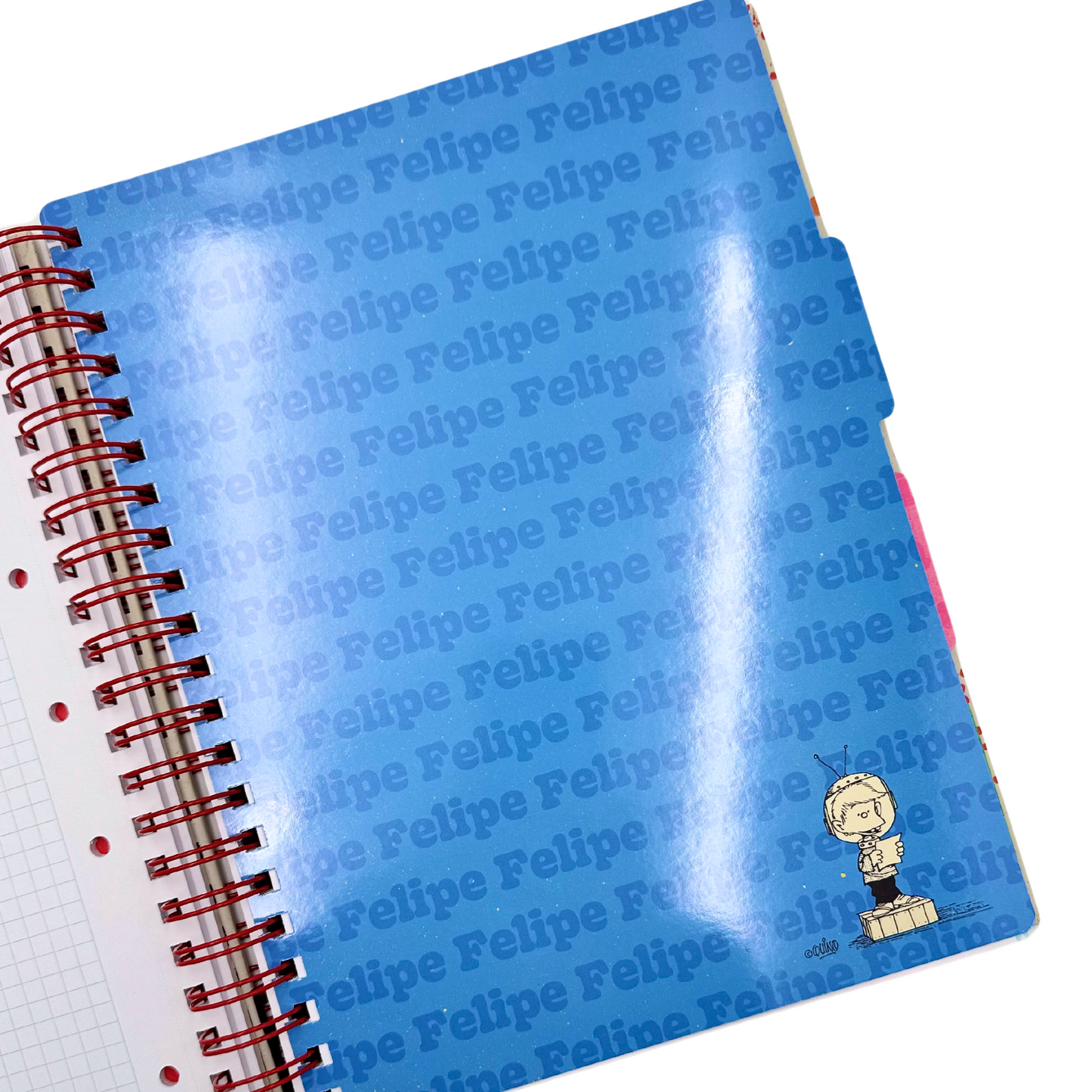 Cuaderno A4 Mafalda (rojo)