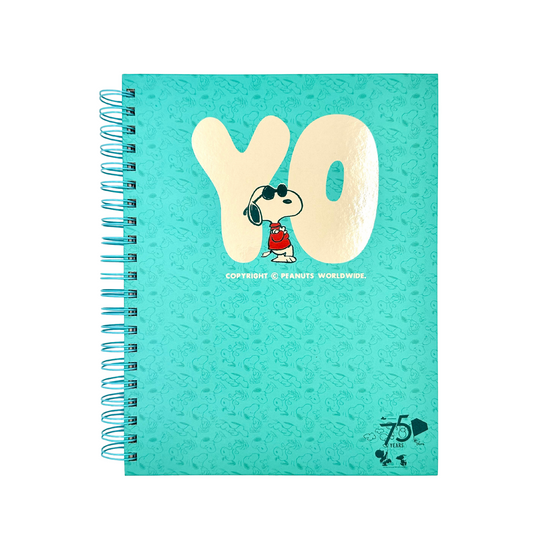 Cuaderno Snoopy A4 (turquesa)