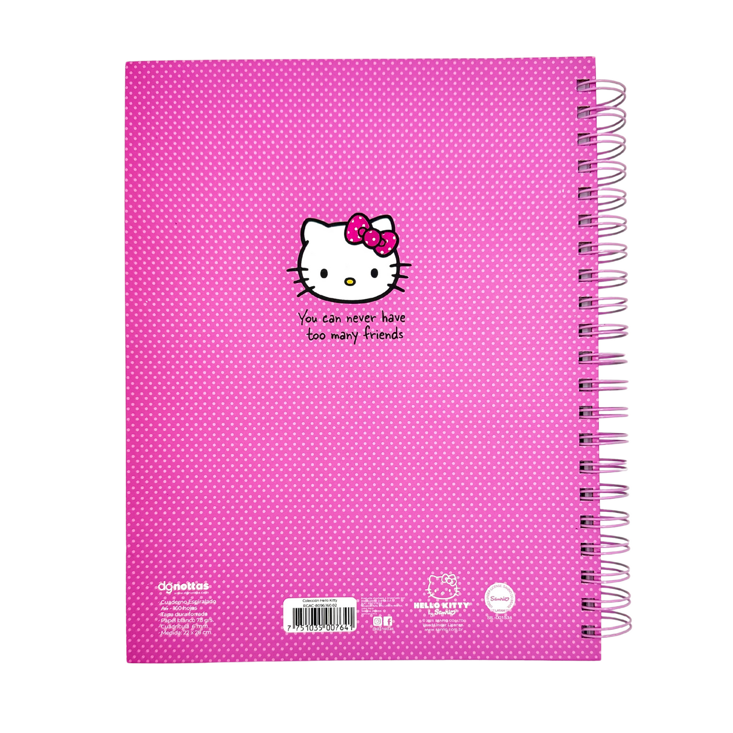 Cuaderno A4 Hello Kitty (modelo 3)