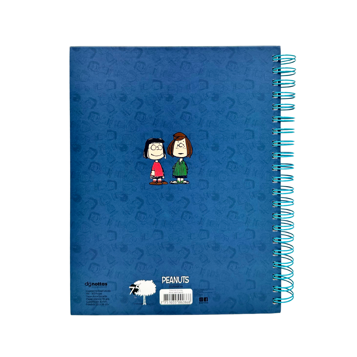 Cuaderno Snoopy A4 (azul)