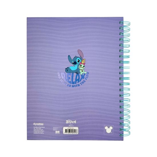 Cuaderno A4 Stitch (lila)