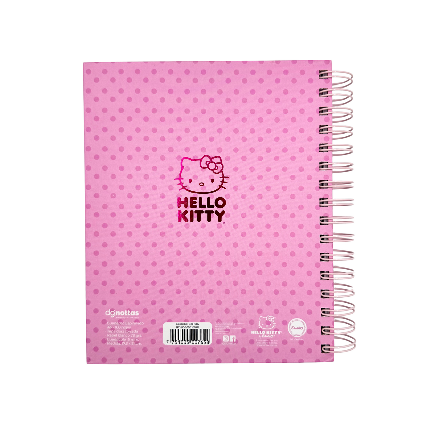 Cuaderno A5 Hello Kitty (modelo 2)