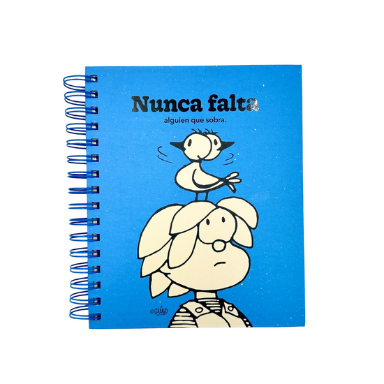 Cuaderno A5 Mafalda (azul)