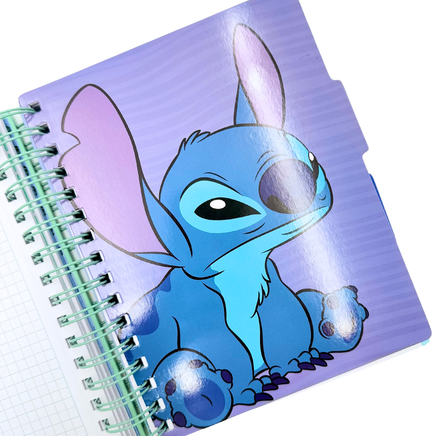 Cuaderno A5 Stitch (verde agua)