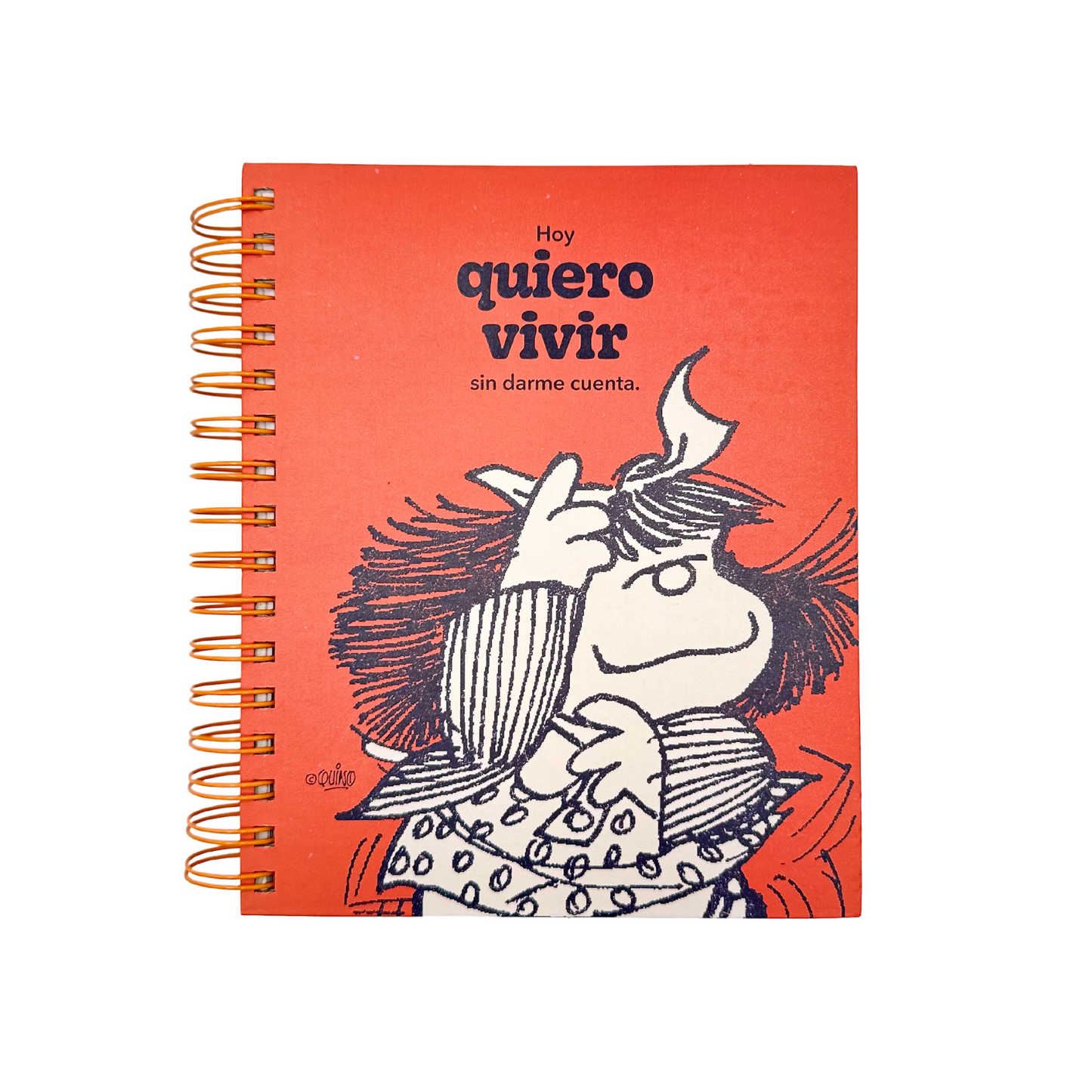 Cuaderno A5 Mafalda (naranja)