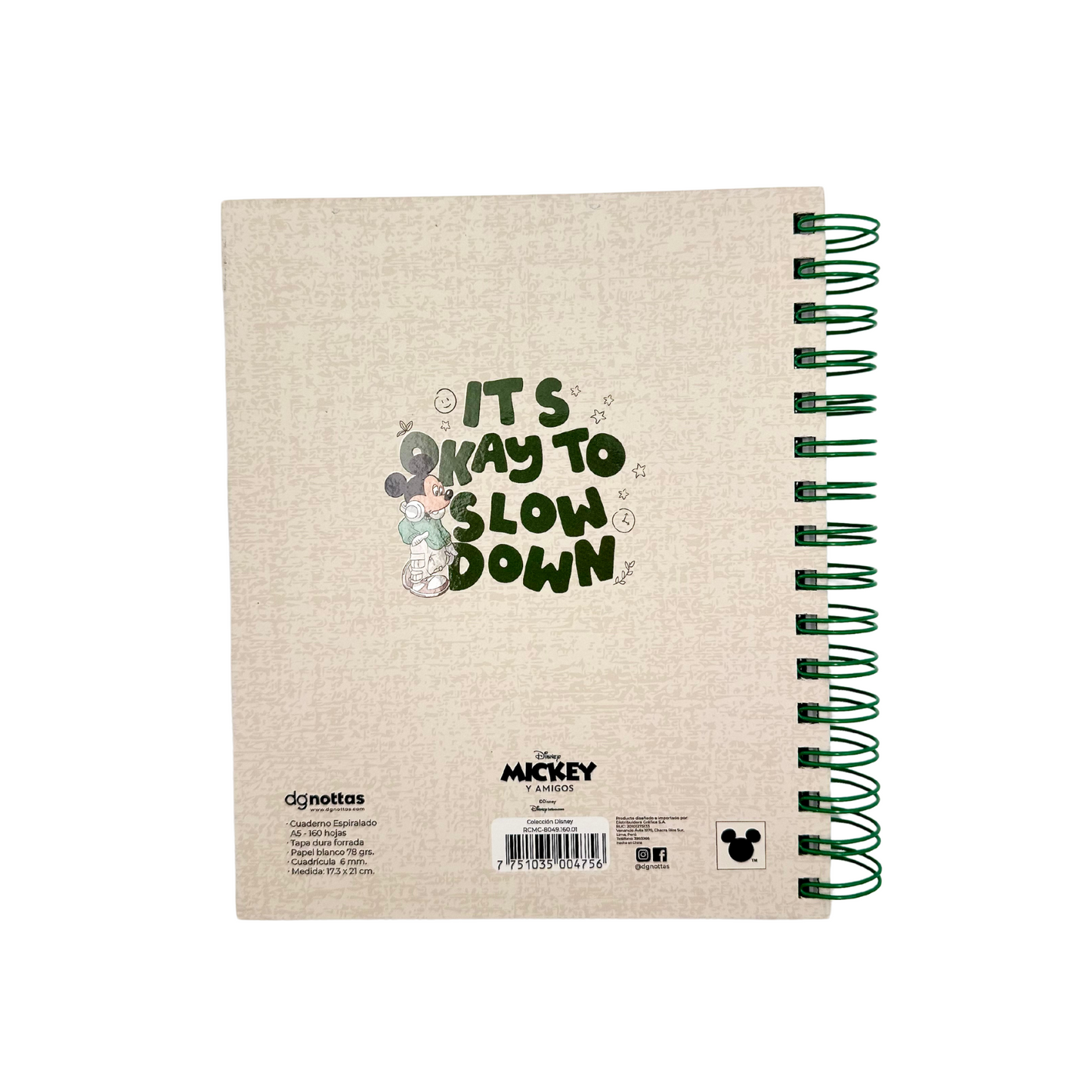 Cuaderno A5 Disney (Mickey)