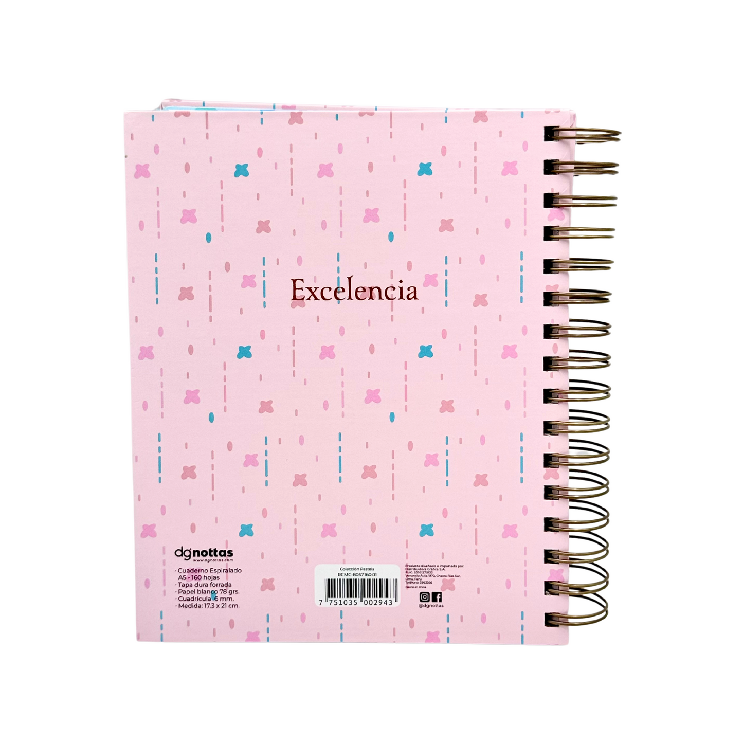 Cuaderno A5 Pastel (Excellence)