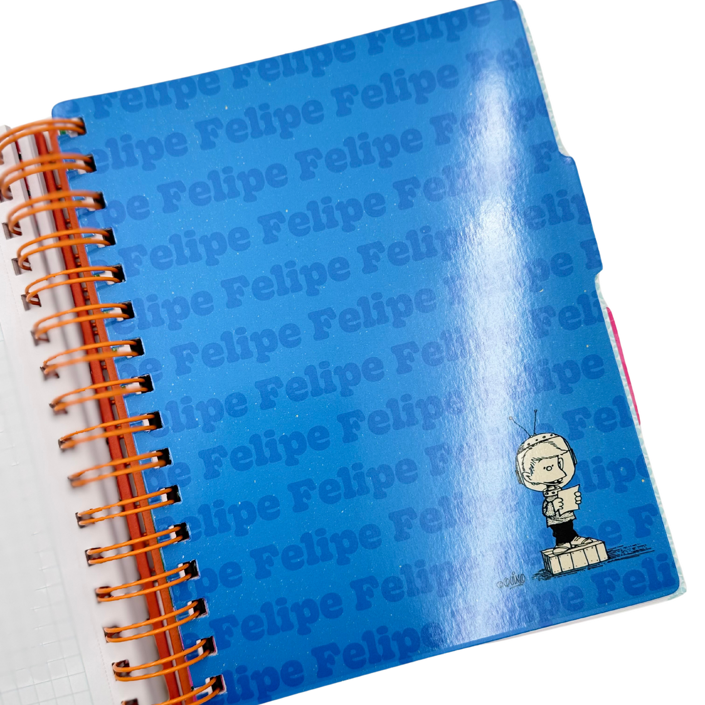 Cuaderno A5 Mafalda (naranja)