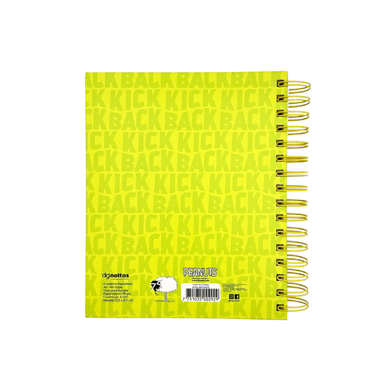 Cuaderno A5 Snoopy (amarillo)