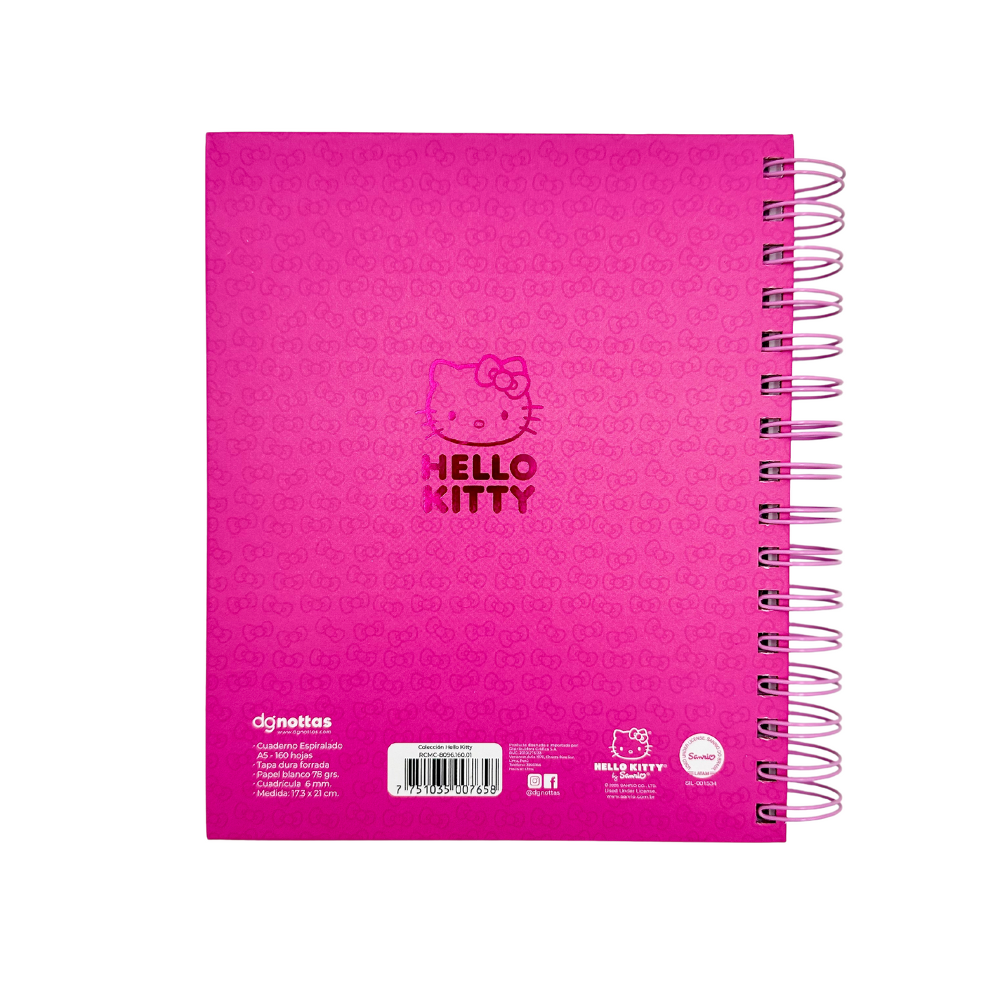 Cuaderno A5 Hello Kitty (modelo 3)