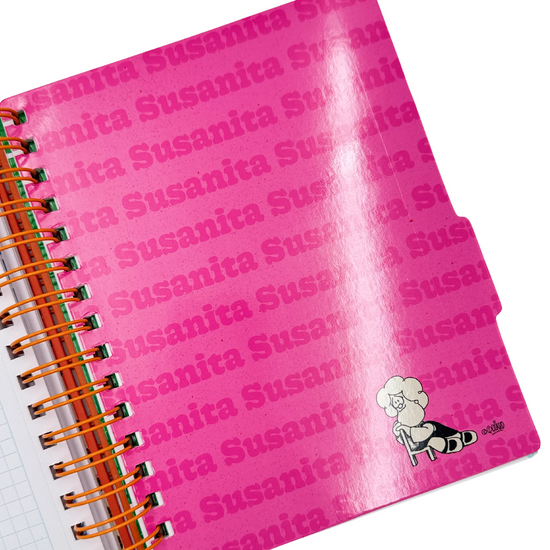 Cuaderno A5 Mafalda (rosado)