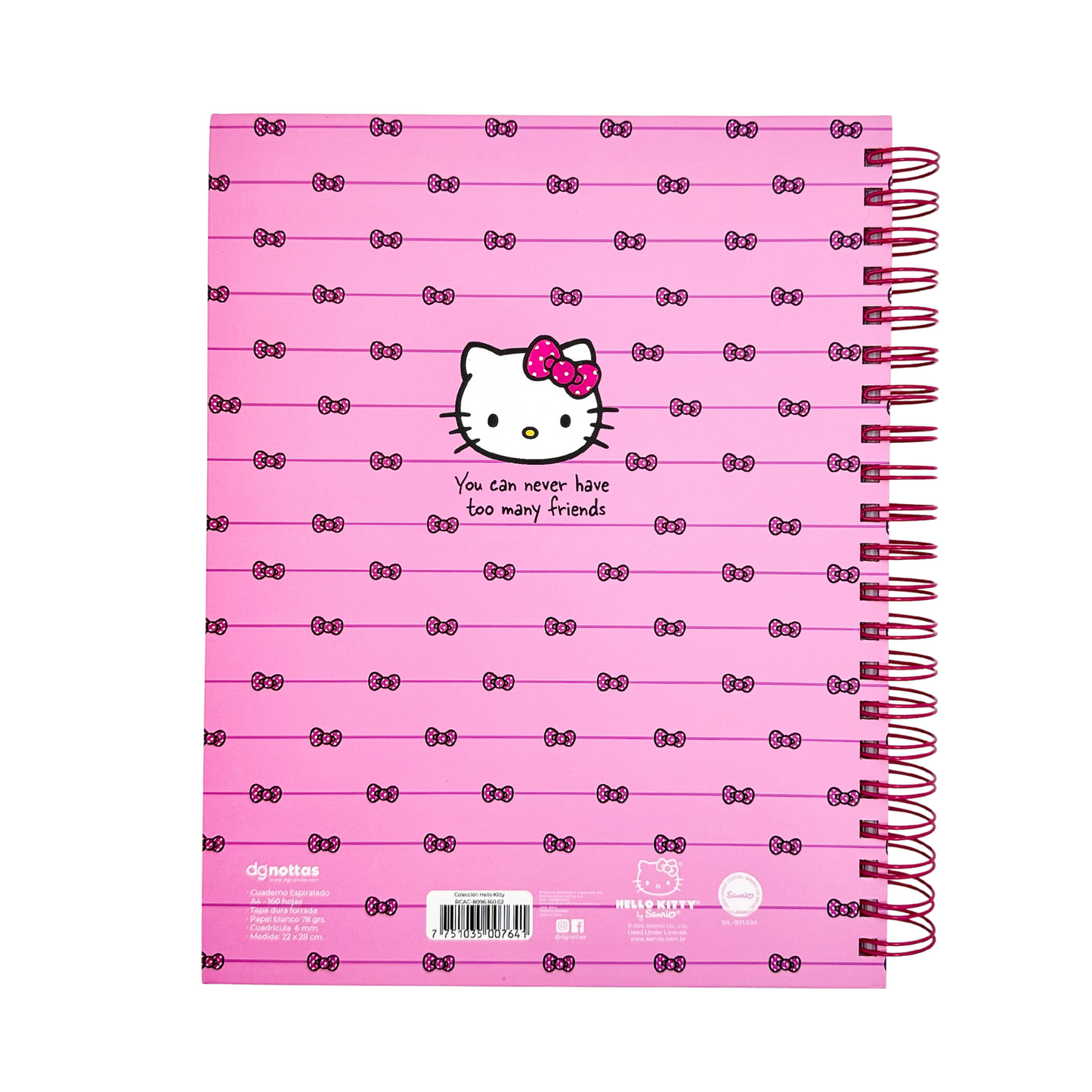 Cuaderno A4 Hello Kitty (modelo 1)