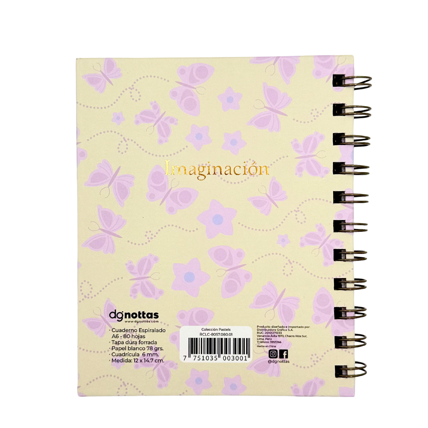 Libreta A6 Pastel (Imagination)