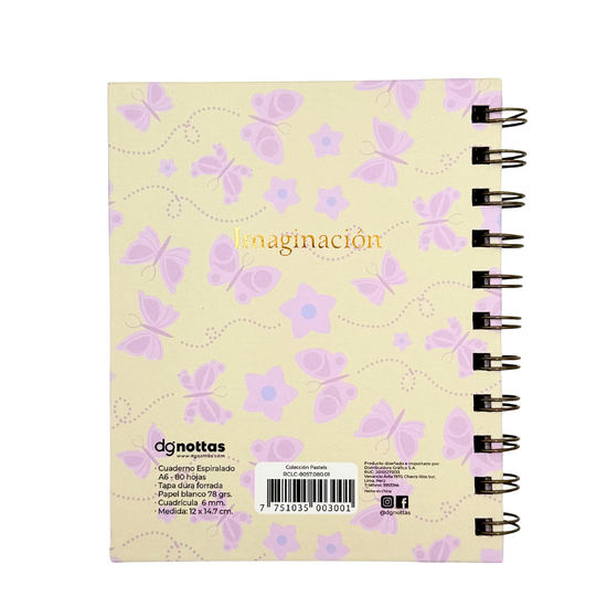 Libreta A6 Pastel (Imagination)