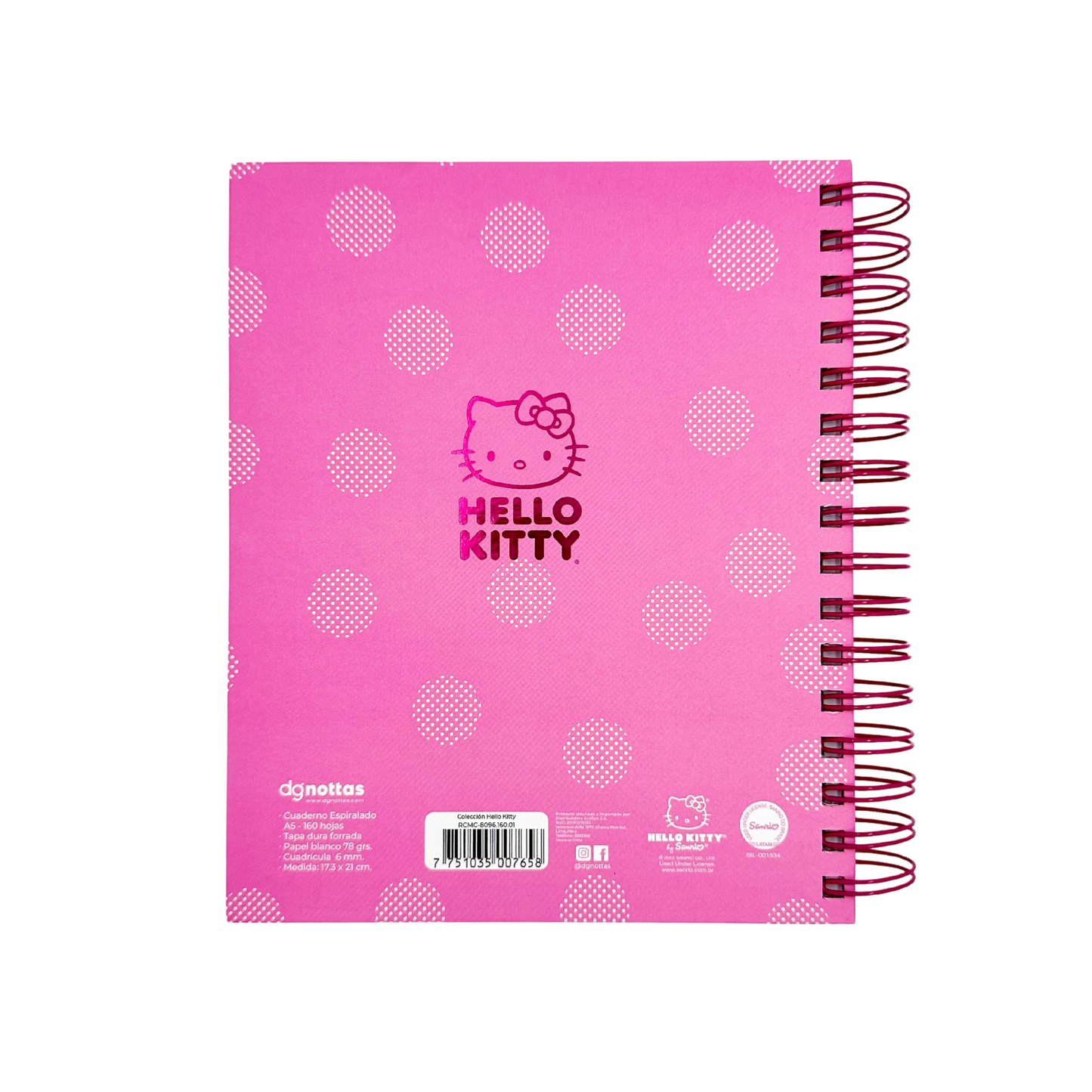 Cuaderno A5 Hello Kitty (modelo 4)