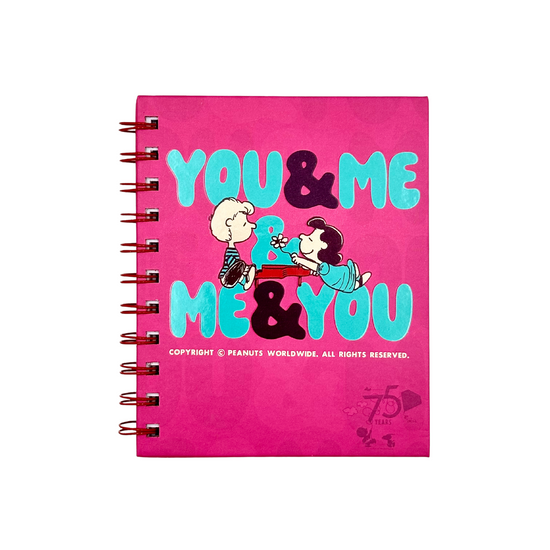 Libreta A6 Snoopy (fucsia)