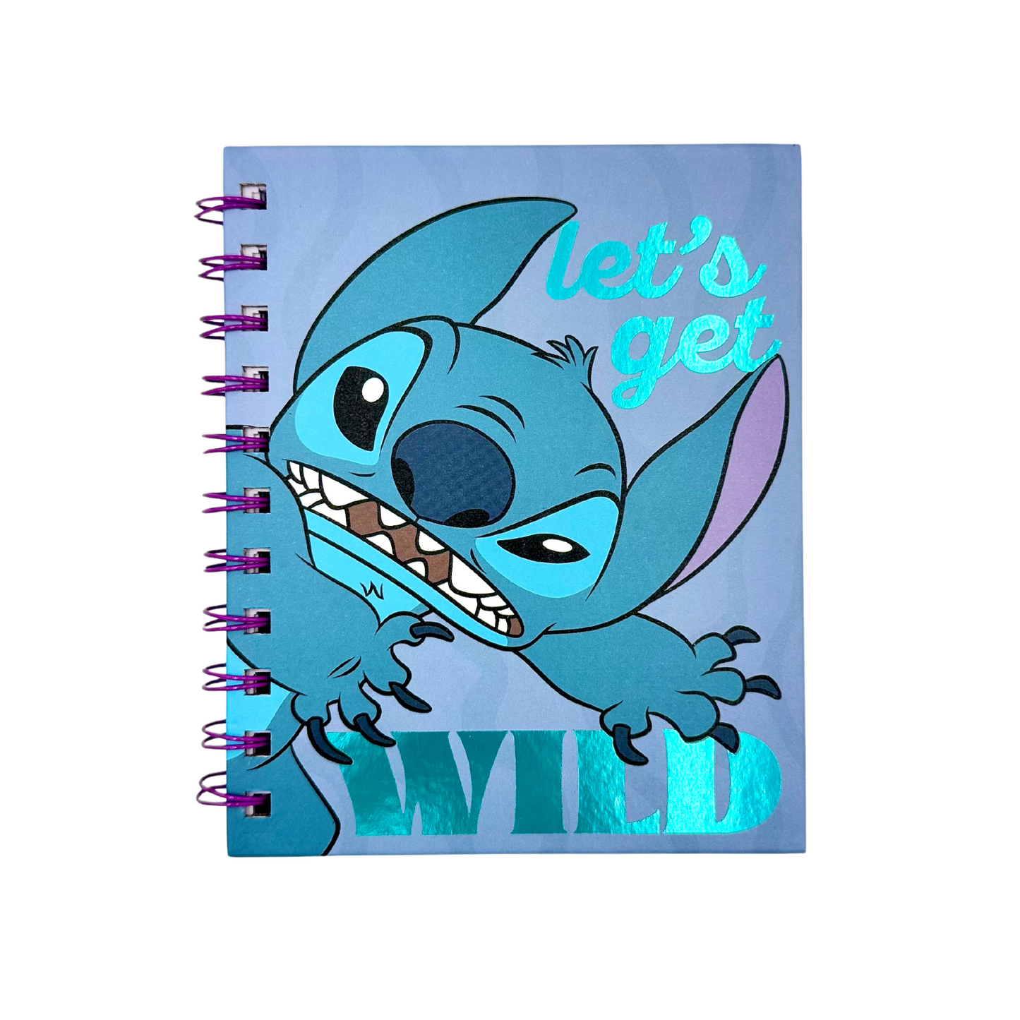 Libreta A6 Stitch (celeste)