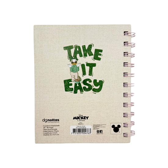 Libreta A6 Disney (crema)