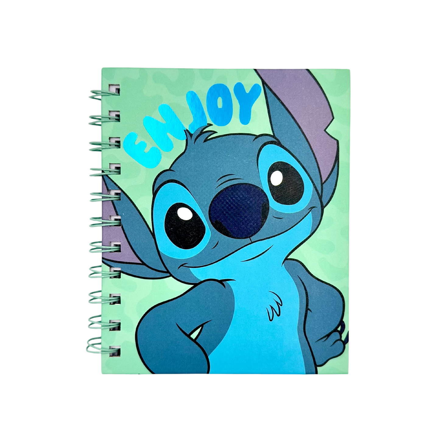 Libreta A6 Stitch (verde agua)