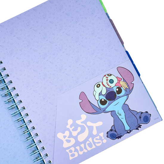 Cuaderno A4 Stitch (celeste)