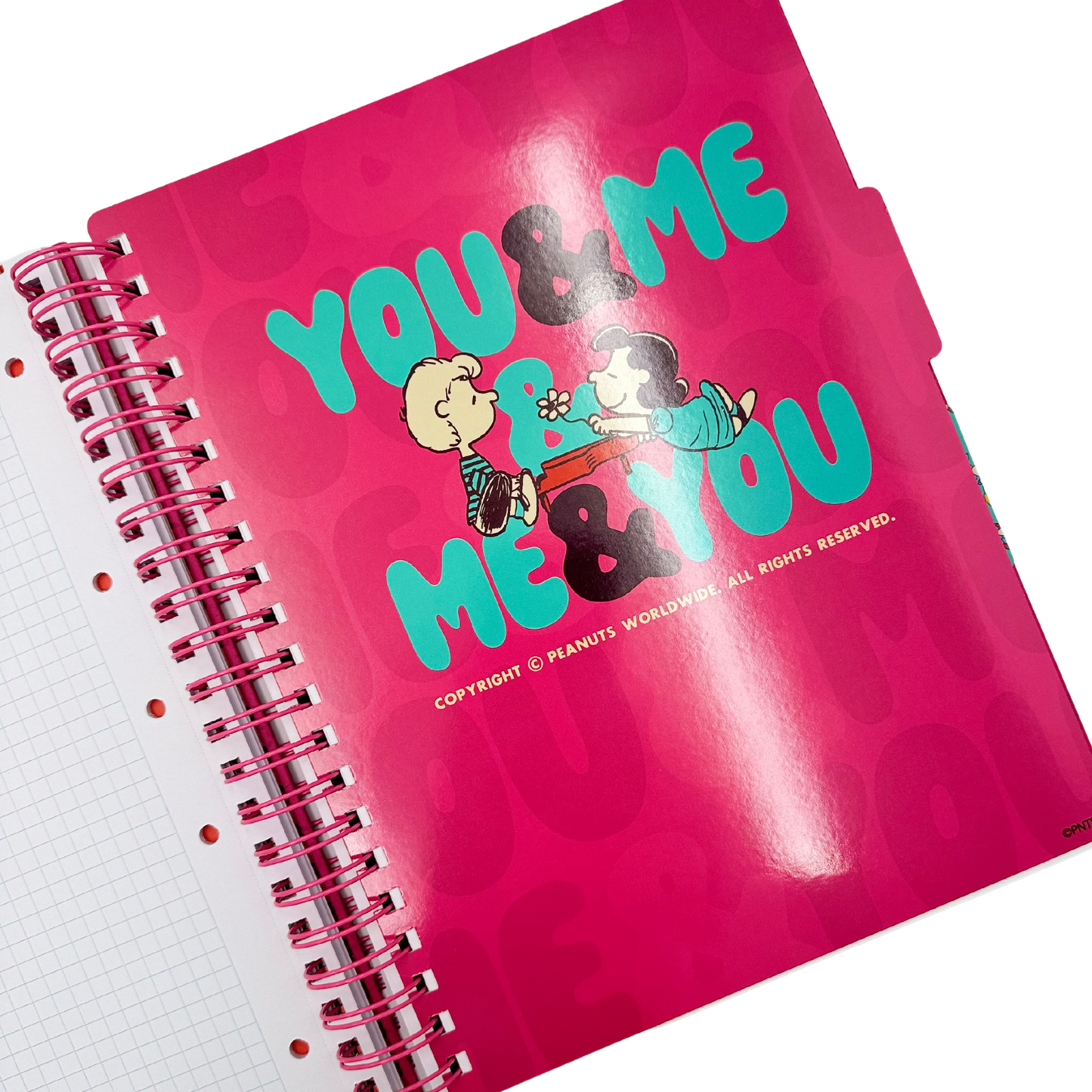 Cuaderno Snoopy A4 (fucsia)