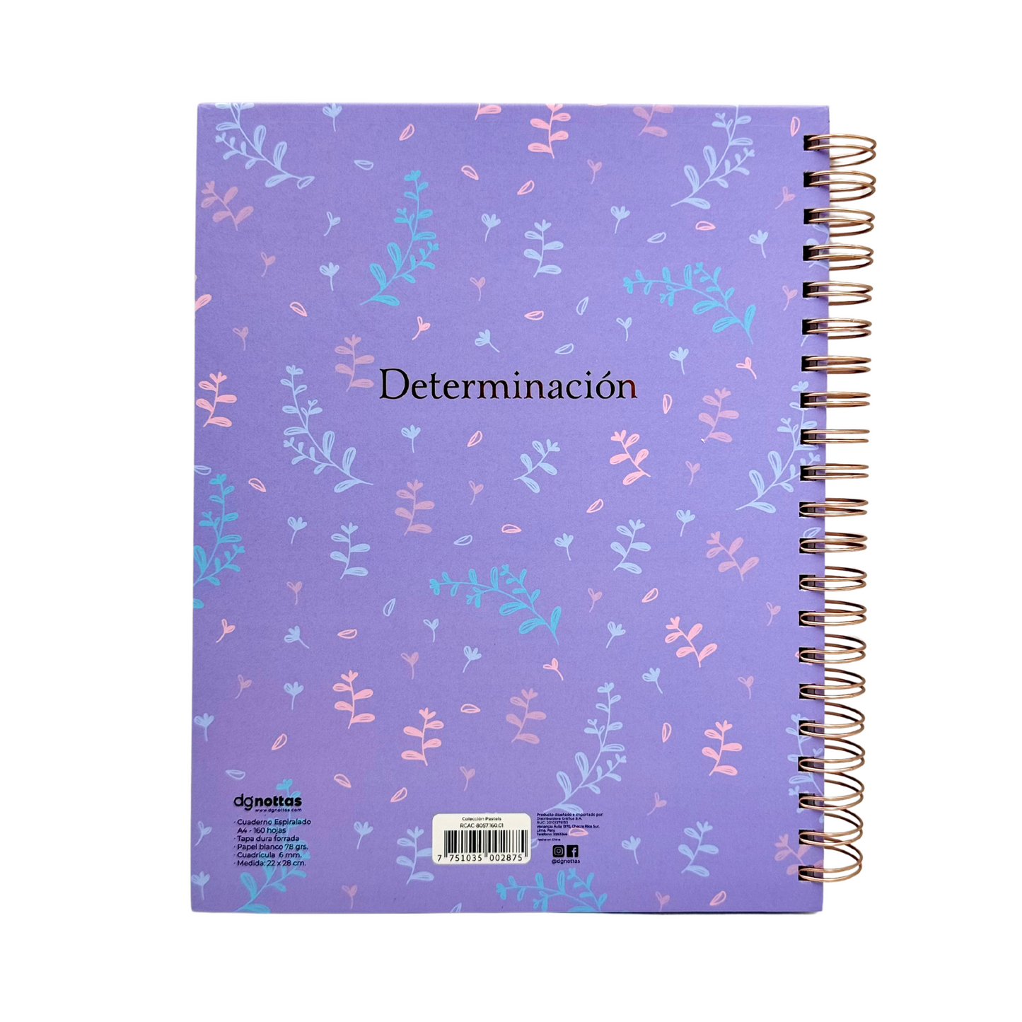 Cuaderno A4 Pastel (Determination)