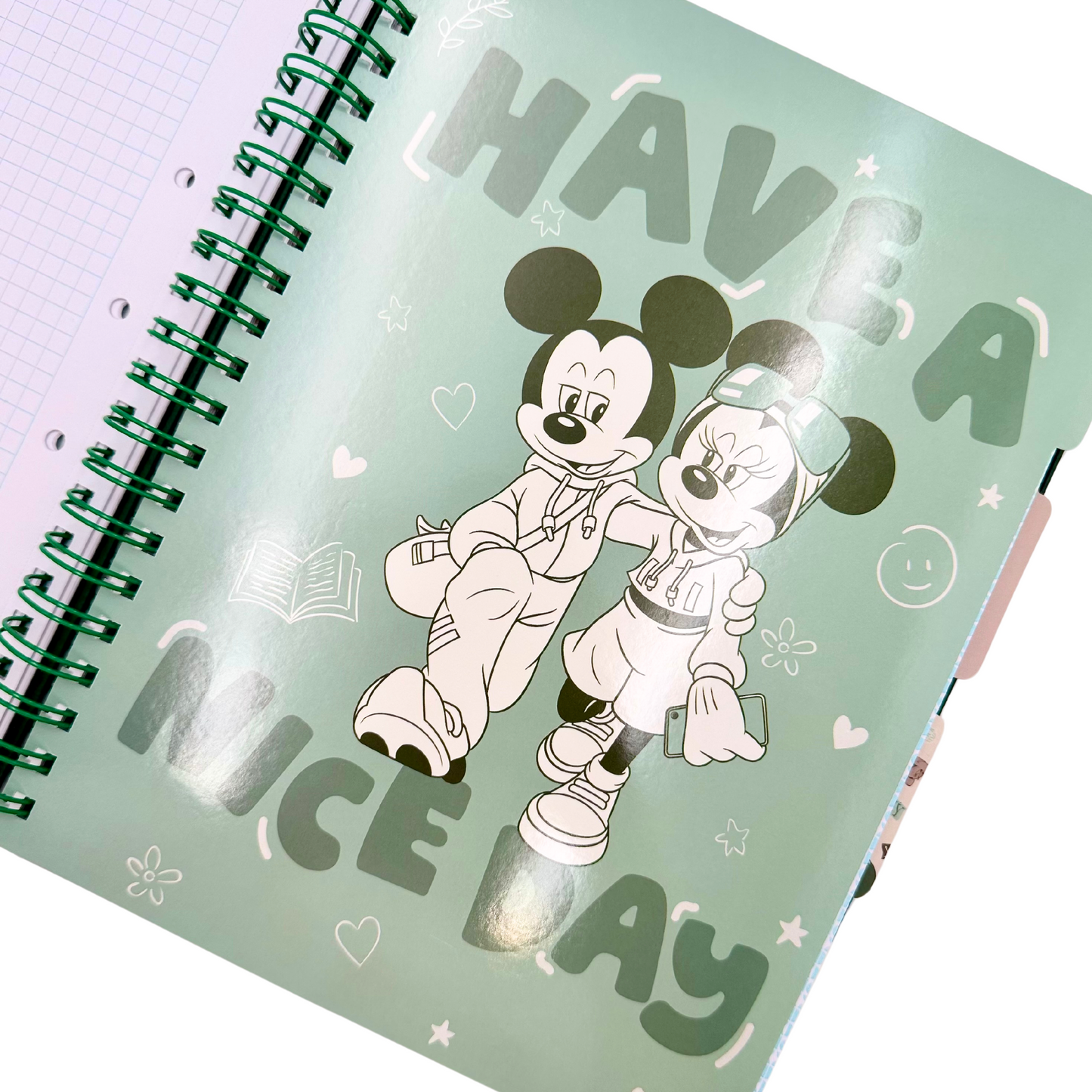 Cuaderno A4 Disney (verde claro)