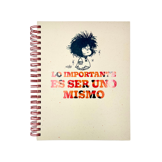 Cuaderno A4 Mafalda (crema)