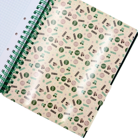 Cuaderno A4 Disney (verde claro)