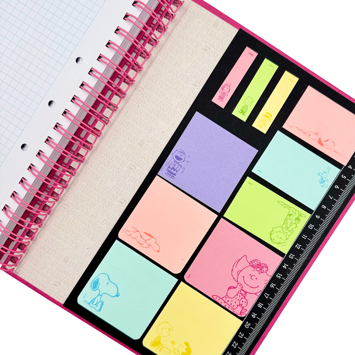 Cuaderno Snoopy A4 (fucsia)