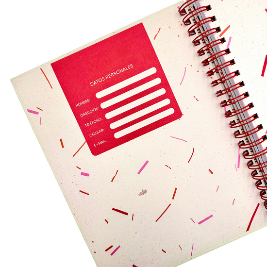 Cuaderno A4 Mafalda (rojo)