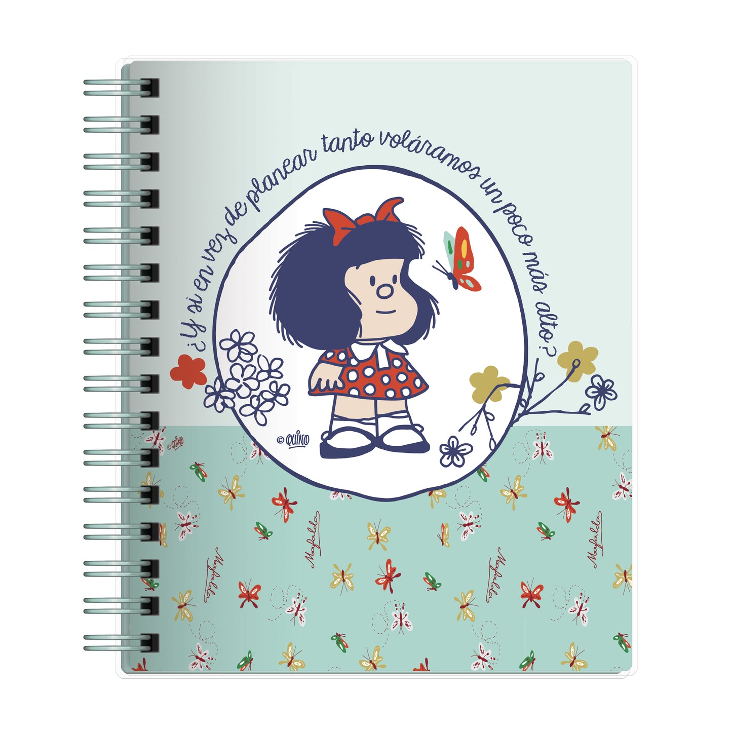 Agenda Diaria 2025 Mafalda verde