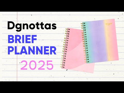 Cargar y reproducir el video en el visor de la galería, Brief Planner 2025 - Rosa
